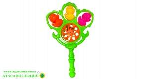 SOLAPA CHOCALHO PLAST 18CM COLOR TY357870A