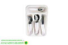 FAQUEIRO 25PCS C/PORTA TALHERES BESTIK 8436