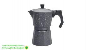 CAFETEIRA ITALIANA STONE 300ML ALUM CZE08023