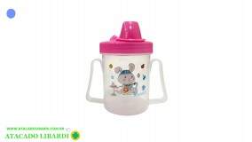 COPO PLAST 250ML C/CANUDO INF BA27001