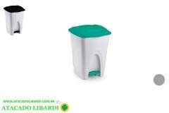 LIXEIRA PEDAL 7,5L PLAST 29X20CM 0239