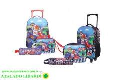 MOCHILA C/RODAS INF MASC C/ESTOJO E LANCHEIRA BPD23015