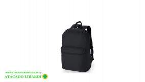 MOCHILA JUVENIL 30X43CM PRETA MM9194P