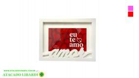 PORTA RETRATO 10X15 H PLAST AMOR COLOR FJ90706