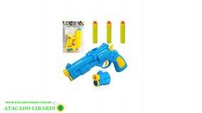 BLISTER PISTOLA LANCA DARDOS 17CM MS2816