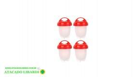 FORMA SILICONE P/COZINHAR OVOS 4PCS HC841728