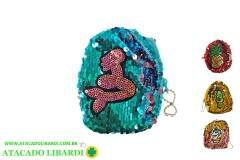 NIQUELEIRA 9X11CM C/ZIPER 12PCS LANTEJOULA MC41036
