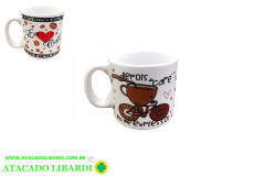 CANECA CERAM 120ML CAFE DEC 7CM UT2143