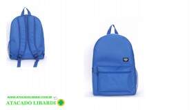 MOCHILA JUVENIL 30X43CM AZUL 101892