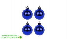 BOLA LISA 4CM C/4UNI AZUL WF4444-4AZ