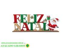 PLACA MDF 30,5X10,5CM FELIZ NATAL NATM0026
