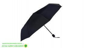 GUARDA CHUVA MINI PRETO CABO RETO MZ9033C
