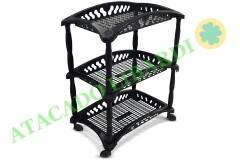 FRUTEIRA PLAST 3 ANDARES RET PRETO 25612