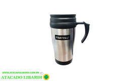 CANECA TERMICA PLAST C/INOX 450ML 525748