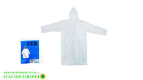 CAPA CHUVA PLAST ADULTO TRANSPARENTE UB8474