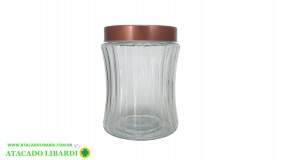 POTE VIDRO  1250ML C/TAMPA FUY755