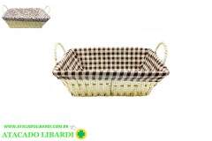 CESTA PALHA 19X26,5X8CM DEC F0176