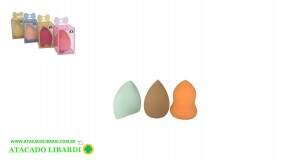 ESPONJA COLOR 4,5CM P/MAQUIAGEM 7051