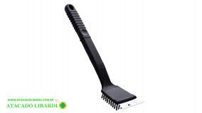 ESCOVA LIMPA GRELHA ACO 30CM C/CABO CRS2859
