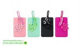 PORTA CARTAO CRACHA COM ALCA COLOR HE59117