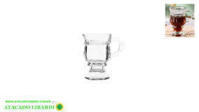 CANECA  LIBANO CAPPUCCINO VIDRO 145ML DEC 2053