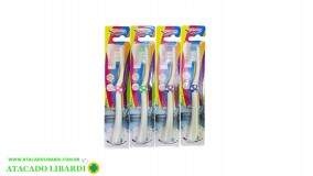 ESCOVA DENTAL INFANTIL C/PROTETOR 12 UNI DM209KD