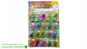 KIT CARRO DIVERTIDO 7CM 20UNI PLAST COLOR TKAB8256