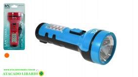 LANTERNA 1 LED 15CM 3W RECARREGAVEL BIVOLT IPMAX611W3