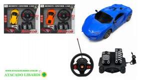 CARRO CONTROLE REMOTO 4FUNC PEDAIS 18CM MD19255