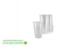COPO DESCARTAVEL 180ML TRANSP 100UNI CN180ATR