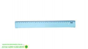 REGUA ESCOLAR 30CM AZUL 10270016