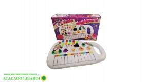 BLISTER TECLADO INFANTIL MUSICAL FAZENDA  MD12323