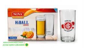 COPO VIDRO 200ML C/6 INTER GR2732