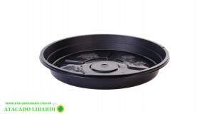 PRATO PLAST JARDIM REDONDO 34,5CM N8 PRETO 041