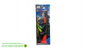 BLISTER PISTOLA LANCA DARDO 45CM MD19154