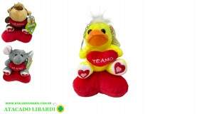 CHAVEIRO PELUCIA ANIMAIS 15CM PELUCIA HW40822