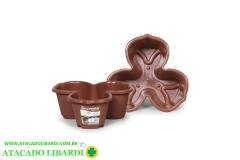 VASO PETALAS EMPILHAVEL 1L TERRACOTA 0534