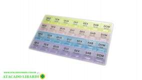 PORTA COMPRIMIDO 12X22CM SEMANA PLAST FUT133