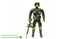 SOLAPA BONECO SOLDADO UNI 30CM TS89028