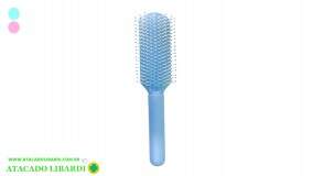 ESCOVA CABELO OVAL CABO PLAST 22X4CM AFG01008