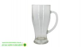 CANECA 16CM 400ML VIDRO BA27236