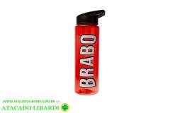GARRAFA PLAST 700ML C/CANUDO COLOR  35964