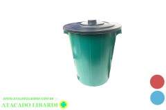 LIXEIRA PLAST 60L 56X46CM COLOR 262