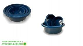 BACIA PLAST CANELADA 3PCS PMG COLOR 4444