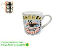 CANECA CERAM 310ML RED 9,5CM COFFEE 2410