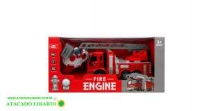 CAMINHAO BOMBEIRO 20CM 4FUNC CONTROLE REMOTO KD24