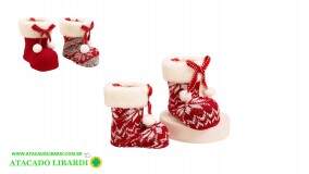PENDENTE BOTA TRICO 11CM VERMELHO ML2725