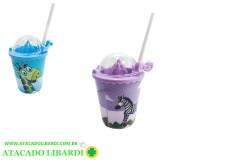 COPO PLAST 10CM 250ML C/CANUDO NS320613