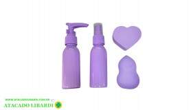 KIT FRASCO C/ESPONJA DE MAQUIAGEM 4PCS DV81339