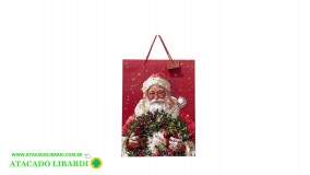SACOLA PAPEL PRESENTE 30X12X40CM YX8788